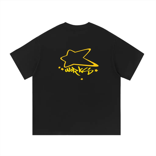 Baggy ST4R T-Shirt - Black T-Shirt BY ST4R WORKS