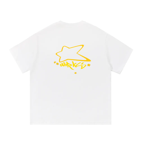 Baggy ST4R T-Shirt - White shirt by ST4R WORKS